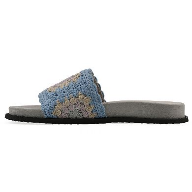 White Mountain Maxim Women's Slip-On Slide Sandals