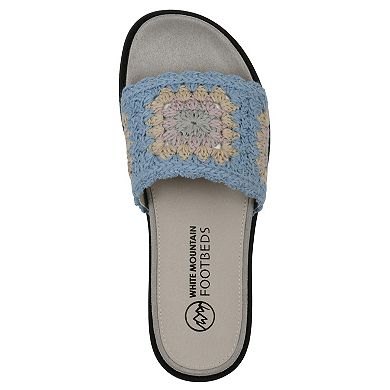 White Mountain Maxim Women's Slip-On Slide Sandals