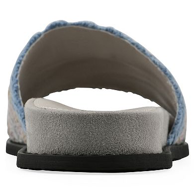 White Mountain Maxim Women's Slip-On Slide Sandals