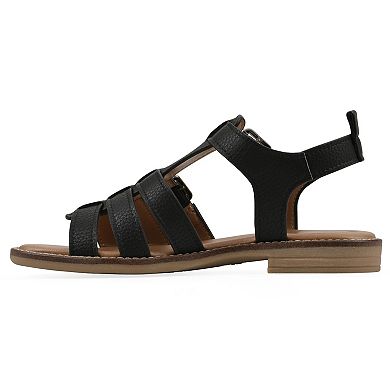 White Mountain Mayday Women's Gladiator Sandals with Adjustable Straps