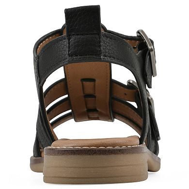 White Mountain Mayday Women's Gladiator Sandals with Adjustable Straps