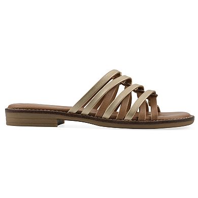 White Mountain Mazy Women's Slip-On Sandals