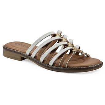 White Mountain Mazy Women's Slip-On Sandals