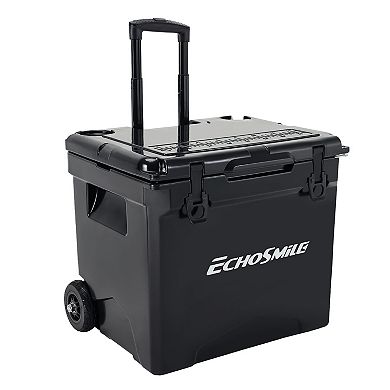 EchoSmile 45 qt. Rotomolded Cooler with Sealing Ring in Black