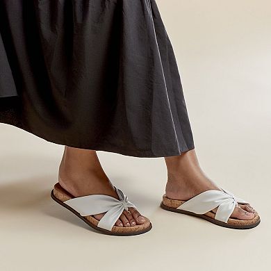 White Mountain Malanga Women's Flat Sandal Slip-On Casual Sandals