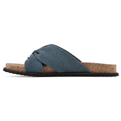 White Mountain Malanga Women's Flat Sandal Slip-On Casual Sandals