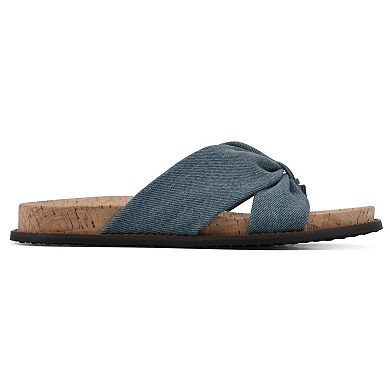 White Mountain Malanga Women's Flat Sandal Slip-On Casual Sandals