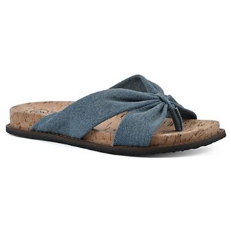 White Mountain Malanga Women's Flat Sandal Slip-On Casual Sandals