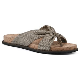 White Mountain Malanga Women's Flat Sandal Slip-On Casual Sandals