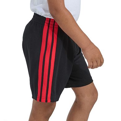 Boys 4-7 adidas Elastic Waistband 3-Stripe Shorts