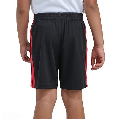 Boys 4-7 adidas Elastic Waistband 3-Stripe Shorts