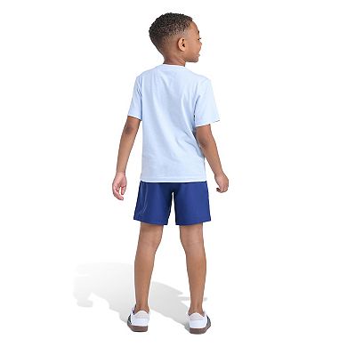 Boys 4-7 adidas Two-Piece Short Sleeve Graphic Tee & Short Set