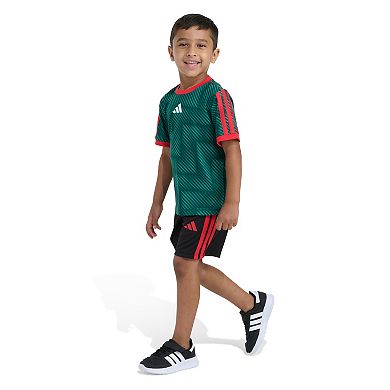 Boys 4-7 adidas 2-pc. Short Sleeve Tee & Shorts Set
