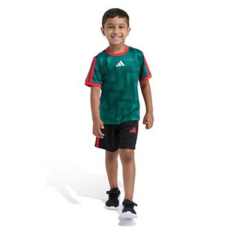 Boys 4-7 adidas 2 pc Short Sleeve Tee & Shorts Set