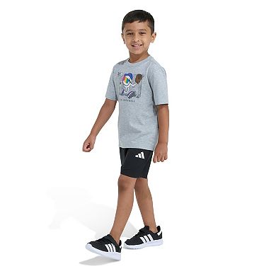 Boys 4-7 adidas 2-pc. Short Sleeve Graphic Tee & Woven Short Set