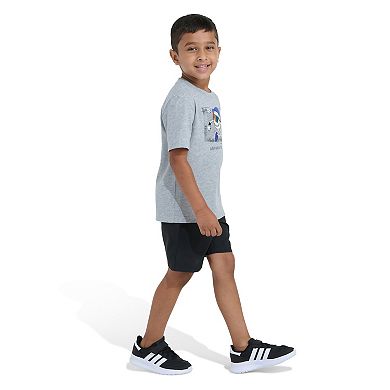 Boys 4-7 adidas 2-pc. Short Sleeve Graphic Tee & Woven Short Set