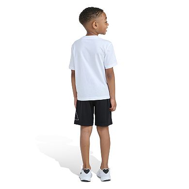 Boys 4-7 adidas 2-pc. Essential Cotton Graphic Tee & Short Set