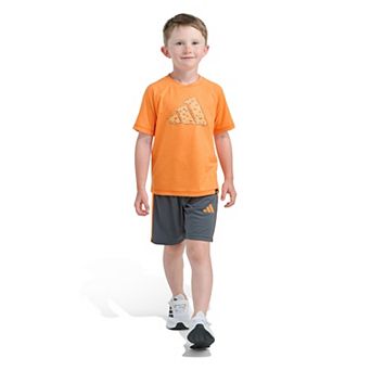 Boys 4-7 adidas 2 pc Short Sleeve Graphic Tee & Short Set