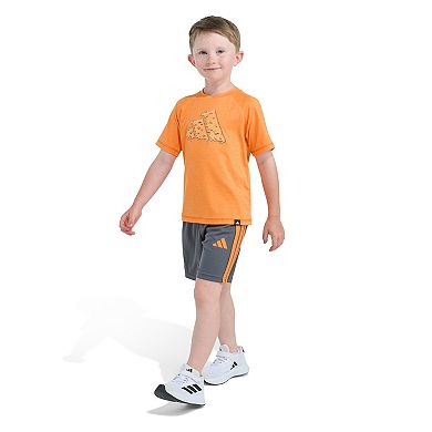 Boys 4-7 adidas 2-pc. Short Sleeve Graphic Tee & Short Set