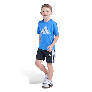 Boys 4-7 adidas Two-Piece Short Sleeve Camo Tee & Woven Short Set