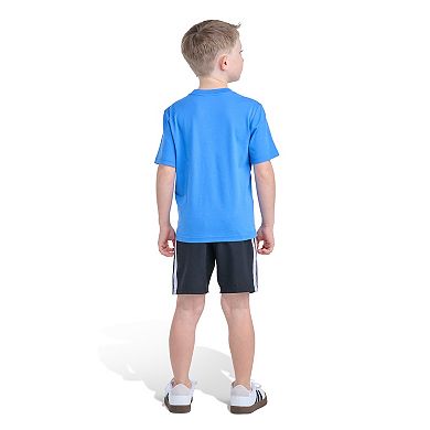 Boys 4-7 adidas Two-Piece Short Sleeve Camo Tee & Woven Short Set