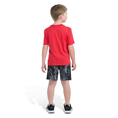 Boys 4-7 adidas 2-pc. Short Sleeve Tee & Printed Camo Short Set