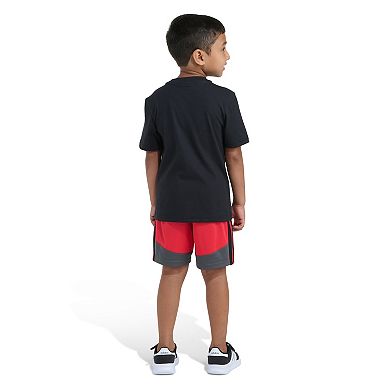 Boys 4-7 adidas 2-pc. Short Sleeve Tee & Elastic Waistband Short Set