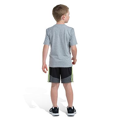 Boys 4-7 adidas 2-pc. Short Sleeve Tee & Elastic Waistband Short Set