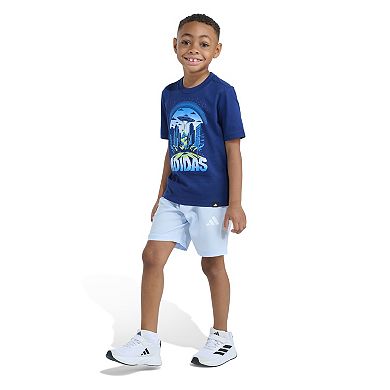 Boys 4-7 adidas 2-pc. Short Sleeve Graphic Tee & Woven Short Set
