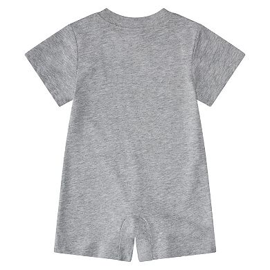 Baby Boy adidas Short Sleeve Graphic Shortie Romper