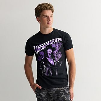 Men's WWE Undertaker Fearsome Poster Graphic Tee