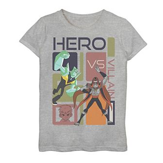 Girls 7-16 Cartoon Network Ben 10 Hero Vs Villain Graphic Tee