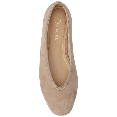 Journee Fortune Women's Almond Toe Ballet Flats