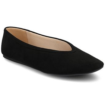 Journee Fortune Women's Almond Toe Ballet Flats