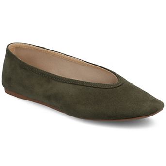 Journee Fortune Women's Almond Toe Ballet Flats
