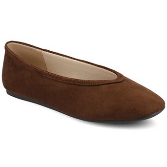 Journee Fortune Women's Almond Toe Ballet Flats