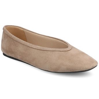 Journee Fortune Women's Almond Toe Ballet Flats