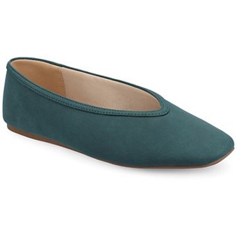 Journee Fortune Women's Almond Toe Ballet Flats