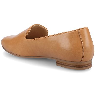 Journee Ishani Women's Almond Toe Ballet Flats In Regular & Wide Width