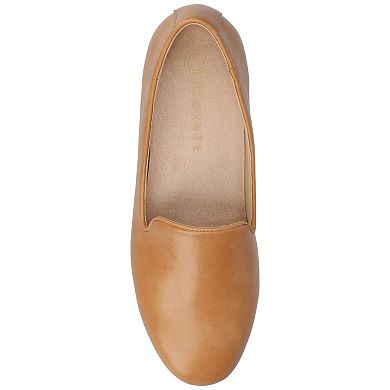Journee Ishani Women's Almond Toe Ballet Flats In Regular & Wide Width