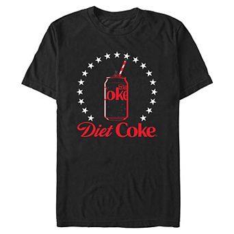 Men's Diet Coke Stars Stamp Graphic Tee