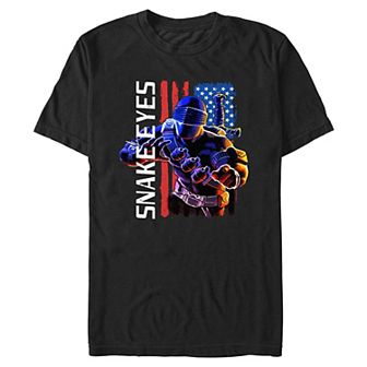 Men's G.I. Joe Snake Eyes Americana Graphic Tee