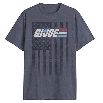 Men's G.I. Joe American Flag Backdrop Graphic Tee