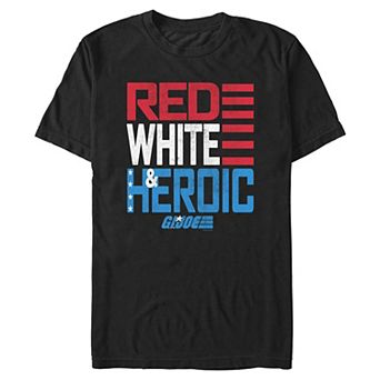 Men's G.I. Joe Red White & Heroic Americana Graphic Tee