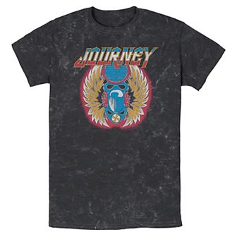 Men's Journey Scarab Disco Glow Americana Mineral Wash Graphic Tee