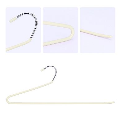 10 Pcs Metal Clothes Hangers, Open-Ended Pants Hangers for Closet, Non-Slip Hangers for Blankets
