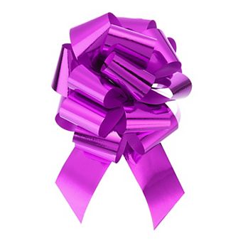 10 pc 8" Metallic Large Big Pull Bow Gift Wrapping Bows Ribbon for Wedding Car