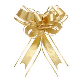 10 pc 8 Inch Giant Large Pull Bow Gift Wrapping Organza Bows Ribbon for Wedding Baskets