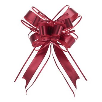 10 pc 8 Inch Giant Large Pull Bow Gift Wrapping Organza Bows Ribbon for Wedding Baskets