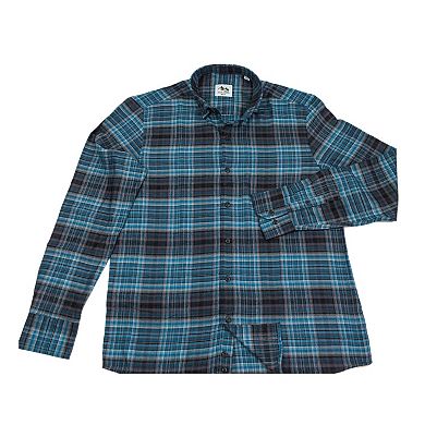 Wear Sierra Men Cotton Long Sleeve Shirts, Perfect Button Down Plaid Shirt